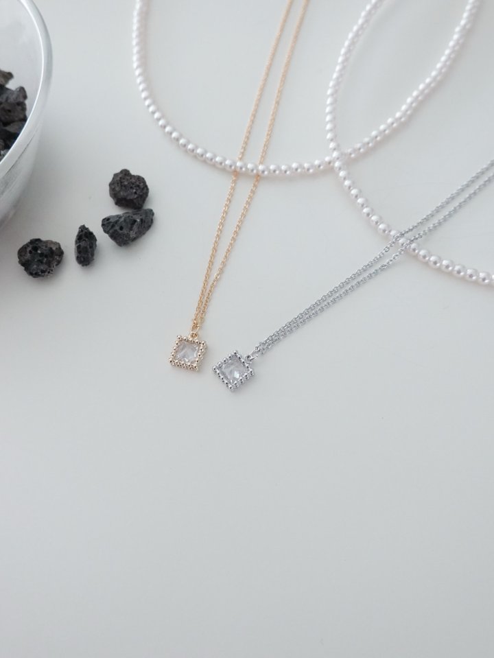 Eeiitt - Korean Women Fashion - #womensfashion - Stephanus Layered Pearl Necklace - 5
