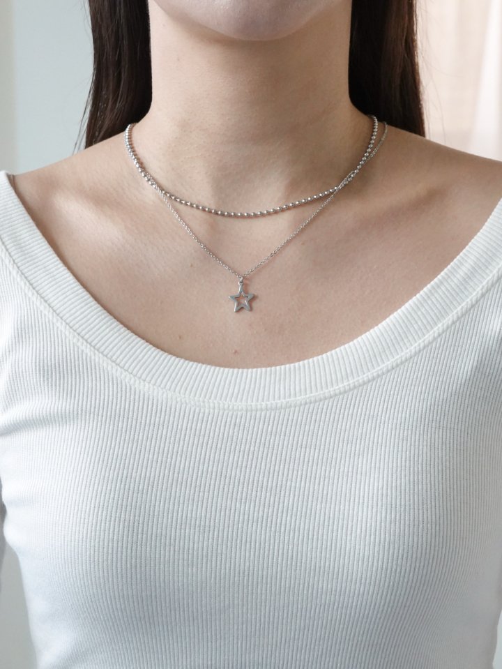 Eeiitt - Korean Women Fashion - #womensfashion - Susin Thestar Layered Necklace - 2