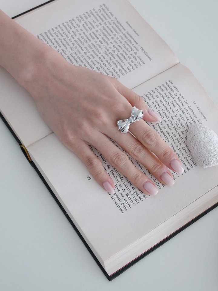 Eeiitt - Korean Women Fashion - #womensfashion - Lala Ribbon Ring - 11