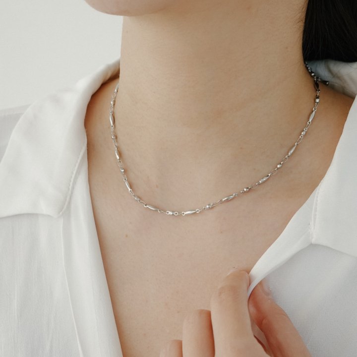 Eeiitt - Korean Women Fashion - #womensfashion - Tritiny Surgical Necklace - 10