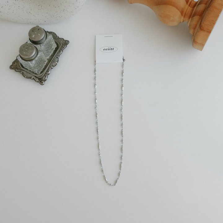 Eeiitt - Korean Women Fashion - #womensfashion - Tritiny Surgical Necklace - 6