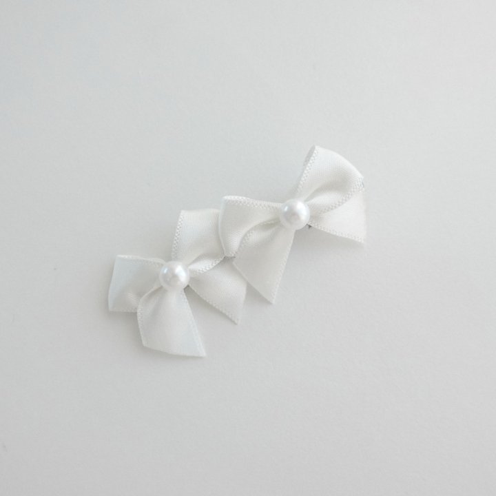 Eeiitt - Korean Women Fashion - #womensfashion - Pretty Double Ribbon Hairpin - 5