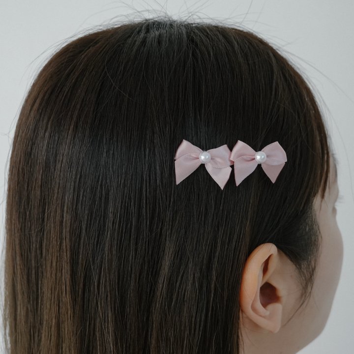 Eeiitt - Korean Women Fashion - #womensfashion - Pretty Double Ribbon Hairpin - 7