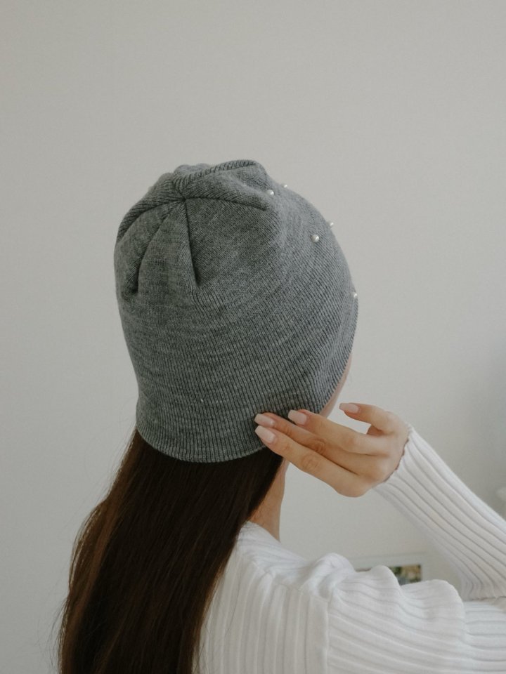 Eeiitt - Korean Women Fashion - #womensfashion - Mini Pearl Beanie - 10