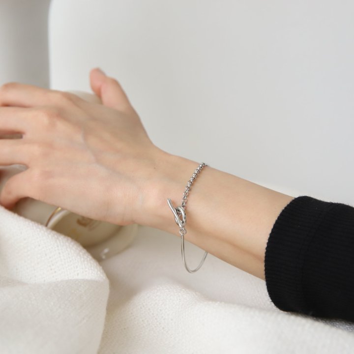 Eeiitt - Korean Women Fashion - #womensfashion - Dia Simple Bracelet - 11