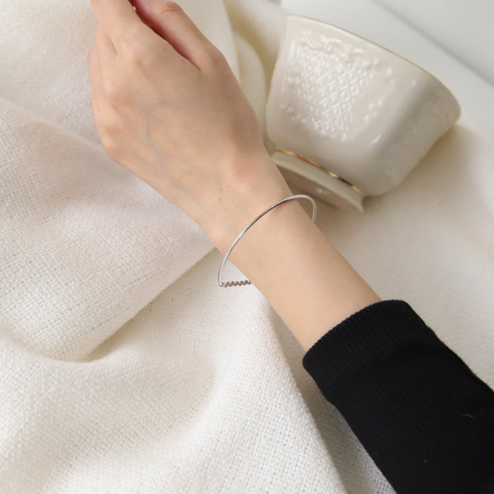 Eeiitt - Korean Women Fashion - #womensfashion - Dia Simple Bracelet - 7