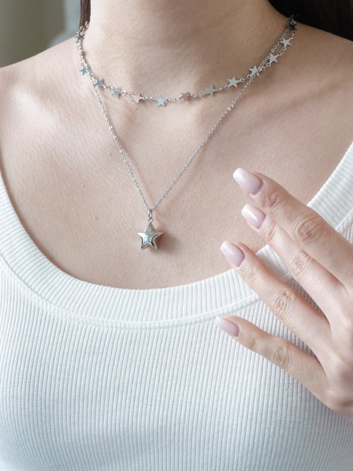 Eeiitt - Korean Women Fashion - #womensfashion - Star Born Necklace - 10