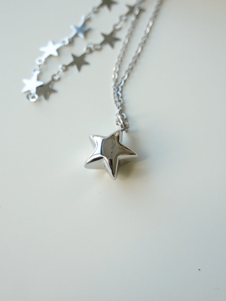 Eeiitt - Korean Women Fashion - #momslook - Star Born Necklace - 4