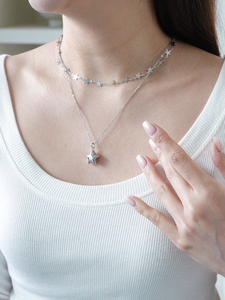 Eeiitt - Korean Women Fashion - #womensfashion - Star Born Necklace - 6