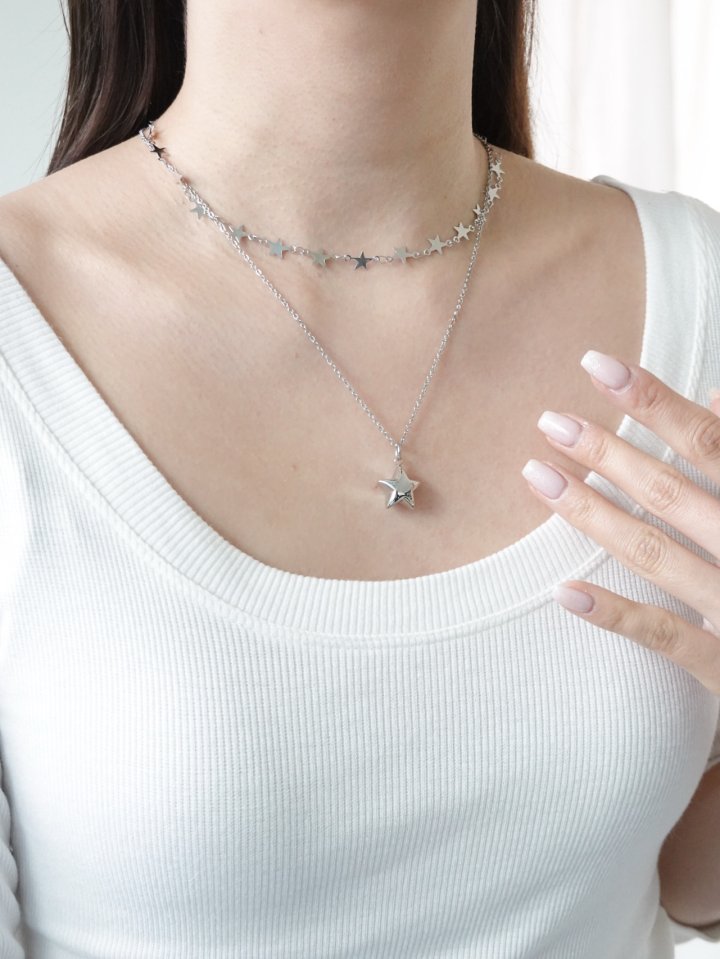 Eeiitt - Korean Women Fashion - #womensfashion - Star Born Necklace - 8