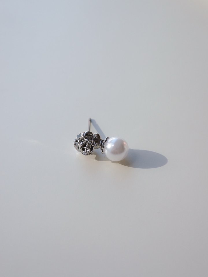 Eeiitt - Korean Women Fashion - #momslook - Rose Me Pearl Earring - 4