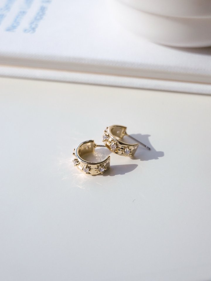 Eeiitt - Korean Women Fashion - #womensfashion - Laboem Cubic Earring - 2