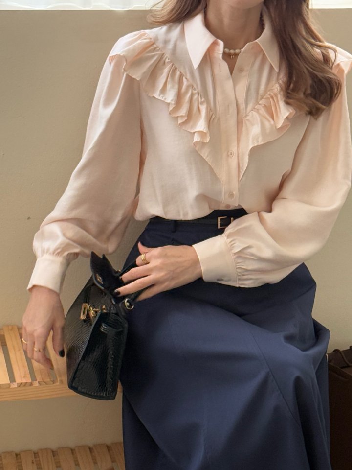 Elmu - Korean Women Fashion - #momslook - Yumi Blouse