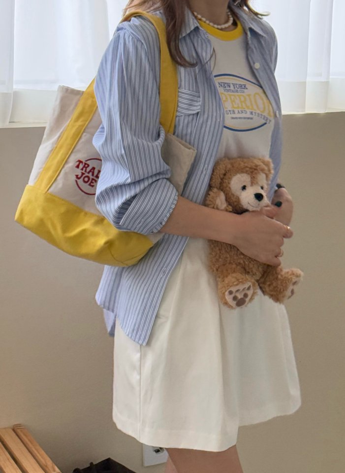 Elmu - Korean Women Fashion - #momslook - Leo Pocket Shirt - 10