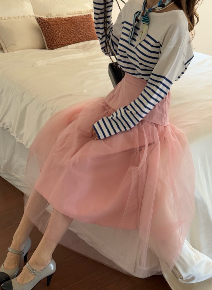 Elmu - Korean Women Fashion - #momslook - City Cha Skirt