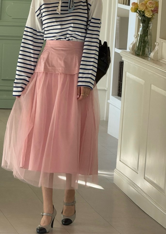 Elmu - Korean Women Fashion - #momslook - City Cha Skirt - 3
