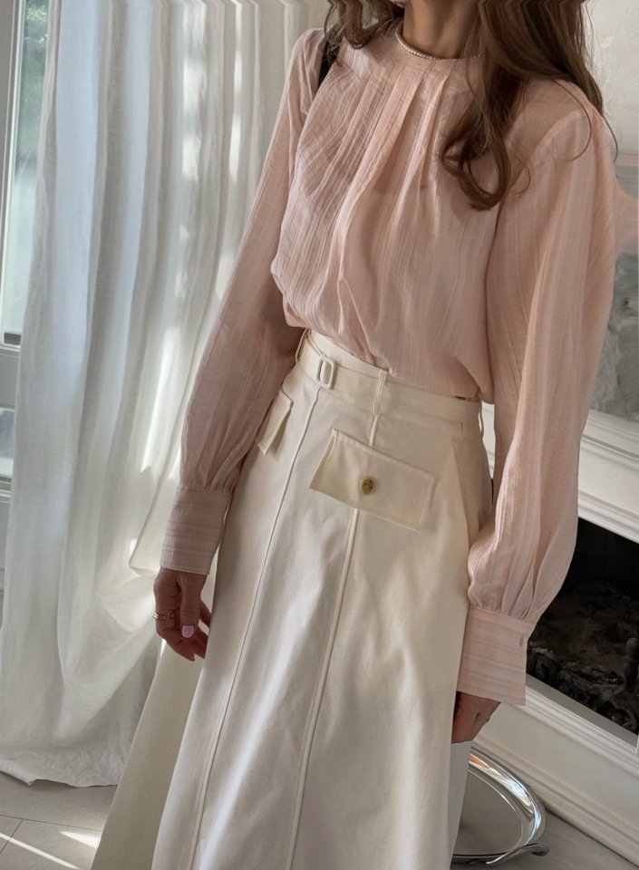 Elmu - Korean Women Fashion - #thatsdarling - Pepper Belt Skirt - 7
