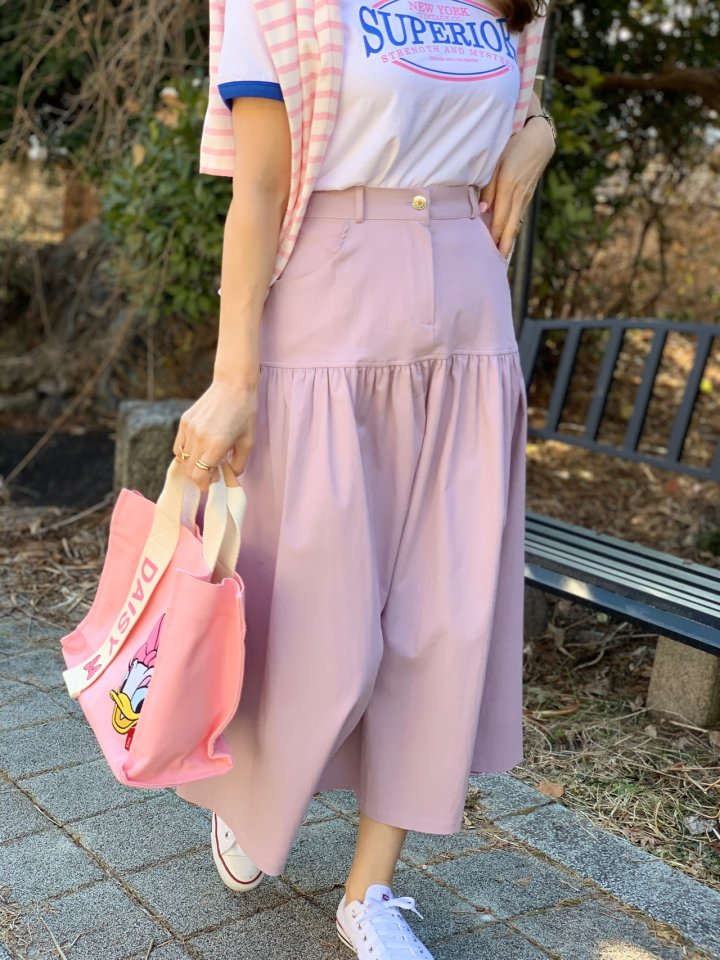 Elmu - Korean Women Fashion - #thatsdarling - Fril Jean Skirt
