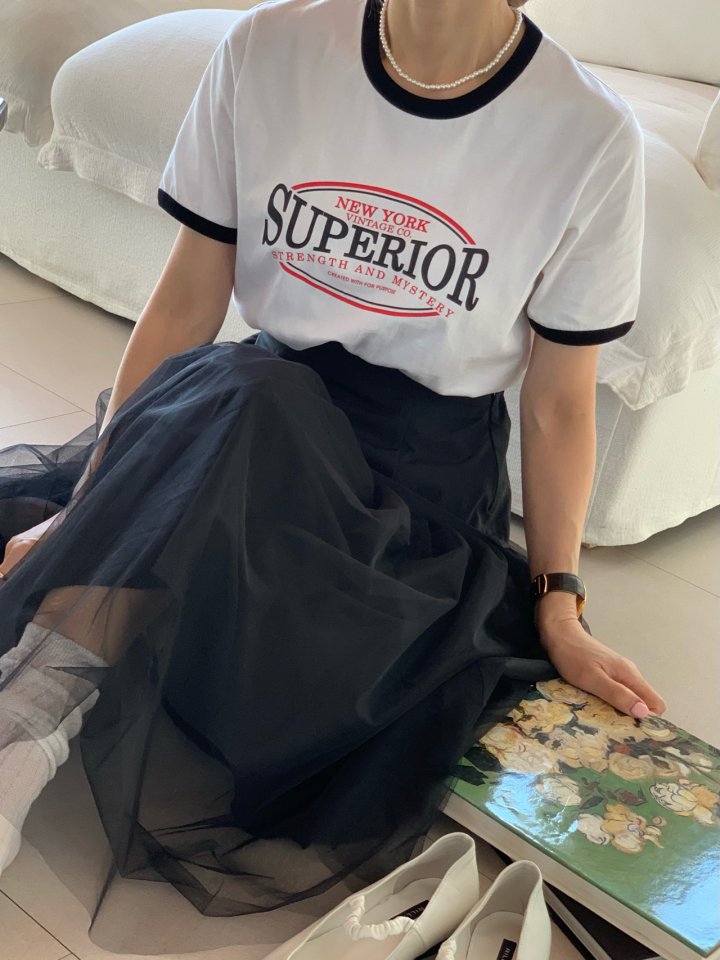 Elmu - Korean Women Fashion - #womensfashion - Super Tee - 9