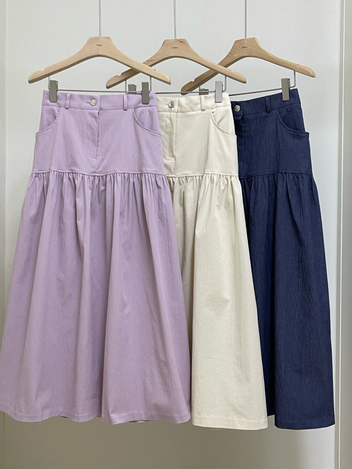 Elmu - Korean Women Fashion - #womensfashion - Fril Jean Skirt - 8