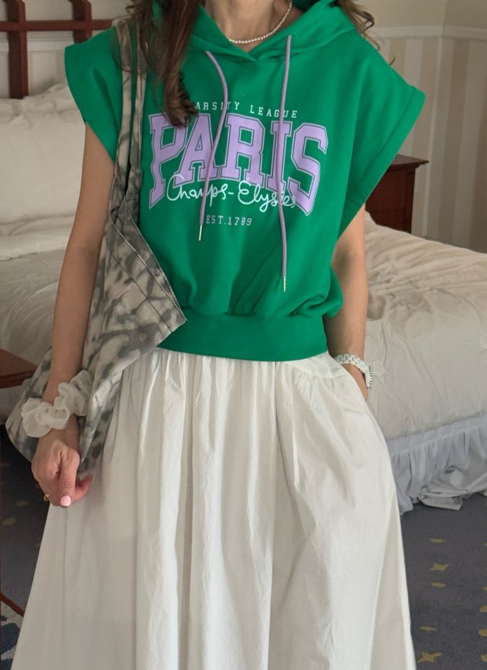 Elmu - Korean Women Fashion - #womensfashion - Paris Hood Vest - 3