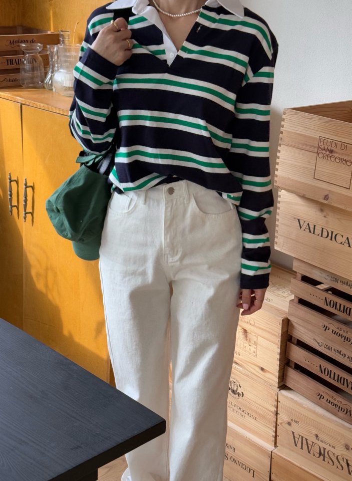 Elmu - Korean Women Fashion - #womensfashion - May Polo Tee - 9