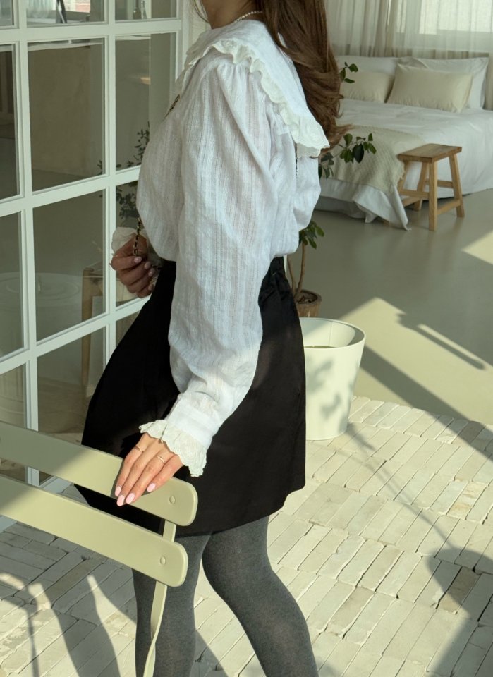 Elmu - Korean Women Fashion - #womensfashion - Ruby Lace Blouse - 5
