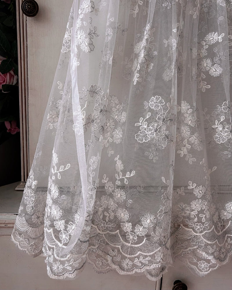 Eugenie Candies - Korean Women Fashion - #vintageinspired - Bouquet Layered One-piece - 2