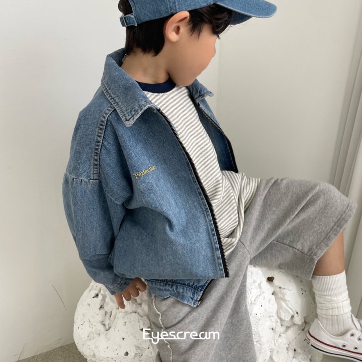 Eyescream - Korean Children Fashion - #Kfashion4kids - Mumu Denim Jacket - 12