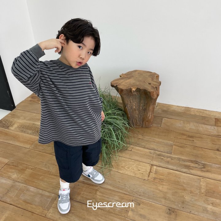 Eyescream - Korean Children Fashion - #childofig - Good Dying Stripe Tee - 11