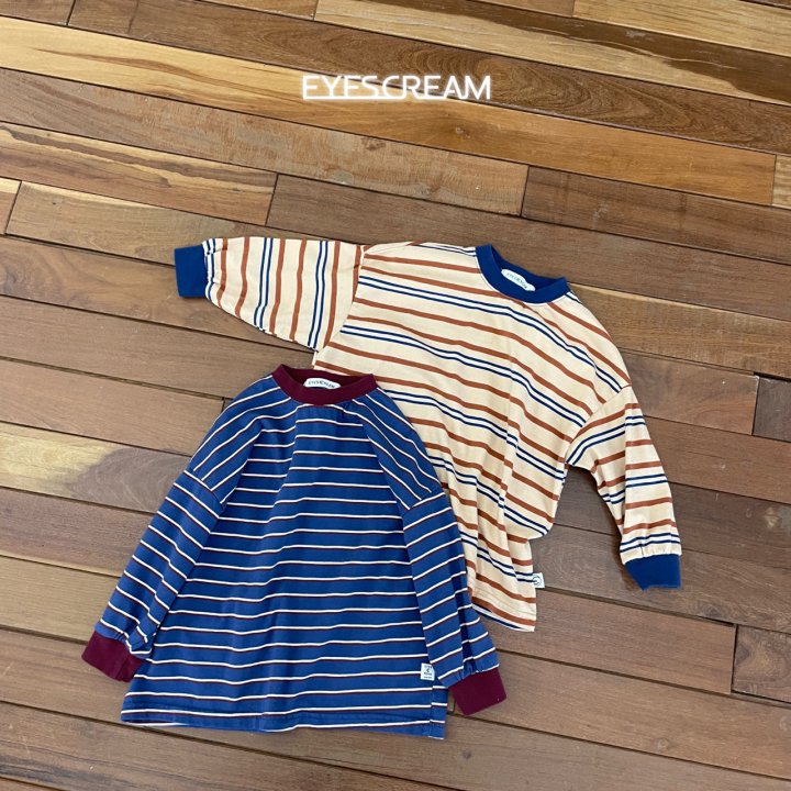 Eyescream - Korean Children Fashion - #fashionkids - Multi Stripe Tee - 11