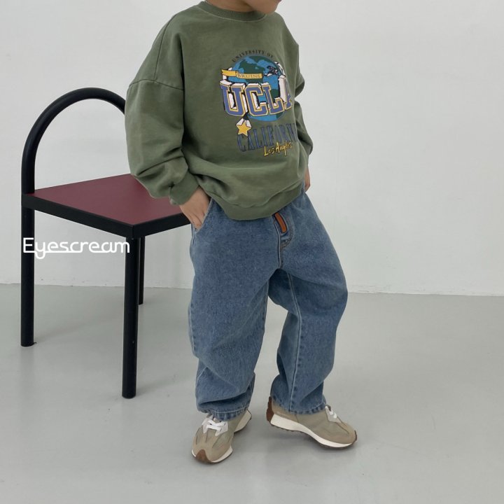 Eyescream - Korean Children Fashion - #fashionkids - Beaver Denim Pants - 5