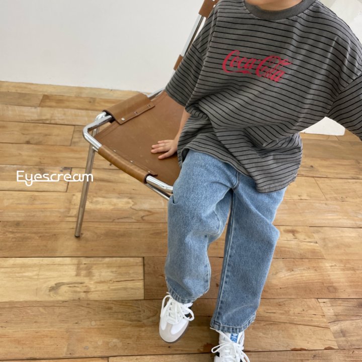 Eyescream - Korean Children Fashion - #kidsshorts - Coca Pigment Short Sleeved Tee - 5