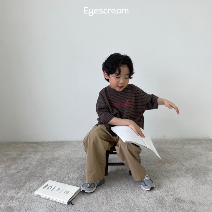 Eyescream - Korean Children Fashion - #kidsstore - Coca Pigment Short Sleeved Tee - 6