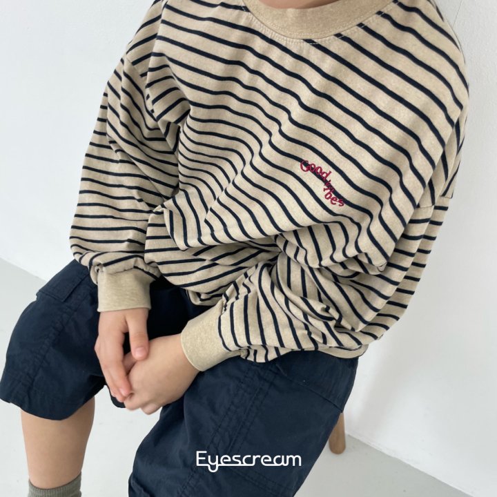 Eyescream - Korean Children Fashion - #littlefashionista - Good Dying Stripe Tee - 7