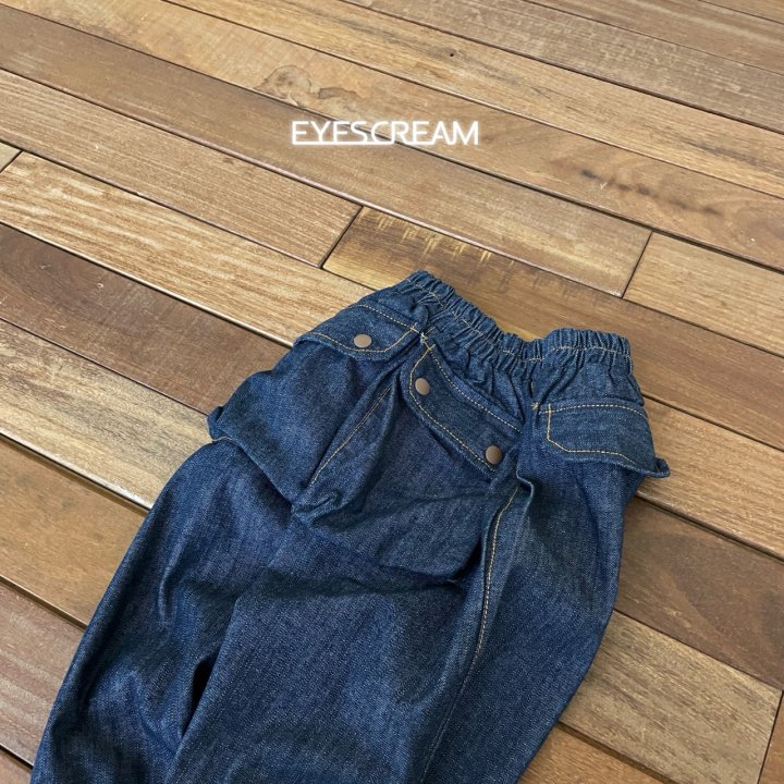 Eyescream - Korean Children Fashion - #magicofchildhood - Non Fade Jogger Denim Pants - 8