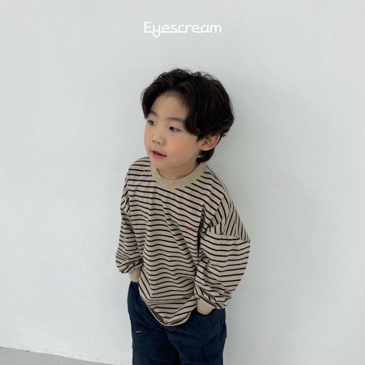 Eyescream - Korean Children Fashion - #magicofchildhood - Good Dying Stripe Tee - 8