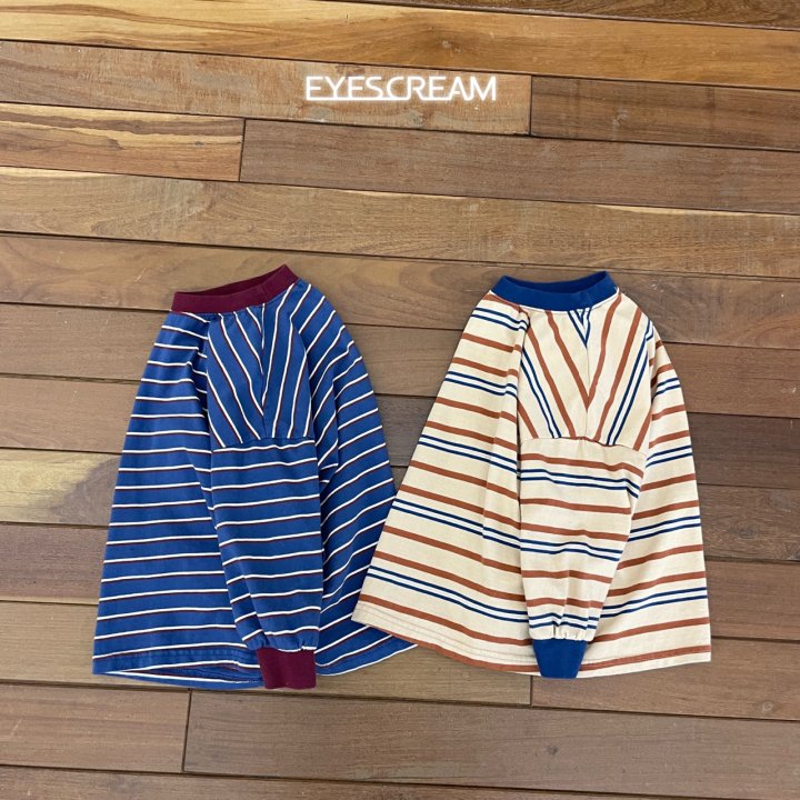Eyescream - Korean Children Fashion - #magicofchildhood - Multi Stripe Tee - 3