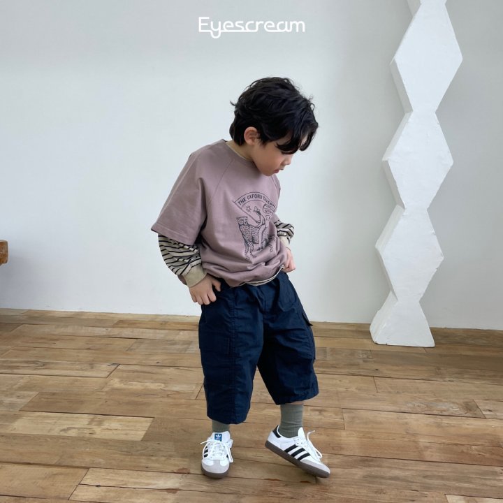 Eyescream - Korean Children Fashion - #prettylittlegirls - Leopard Short Sleeved Pullover - 6