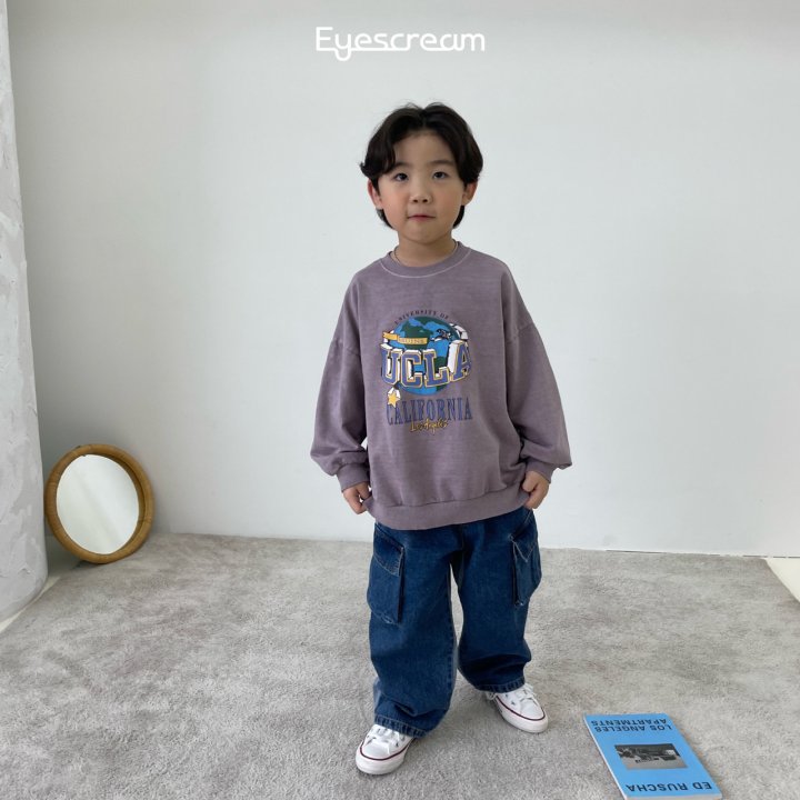 Eyescream - Korean Children Fashion - #toddlerclothing - UCLA Pigment Sweatshirts - 3