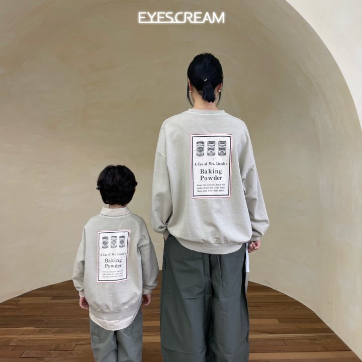 Eyescream - Korean Women Fashion - #momslook - Baking Pigment Mom Sweatshirts - 7