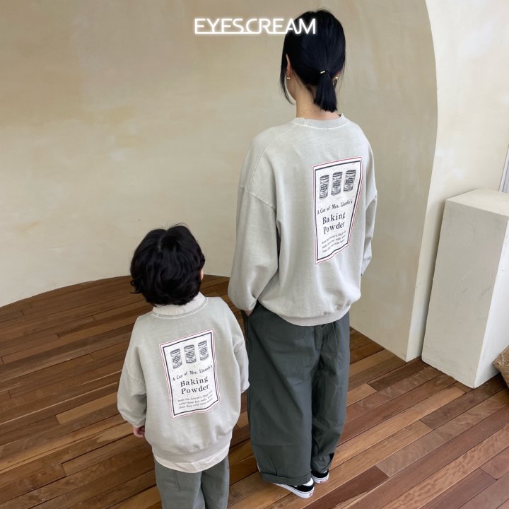 Eyescream - Korean Women Fashion - #momslook - Baking Pigment Mom Sweatshirts - 9