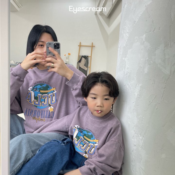 Eyescream - Korean Women Fashion - #restrostyle - Mom UCLA Sweatshirts - 10