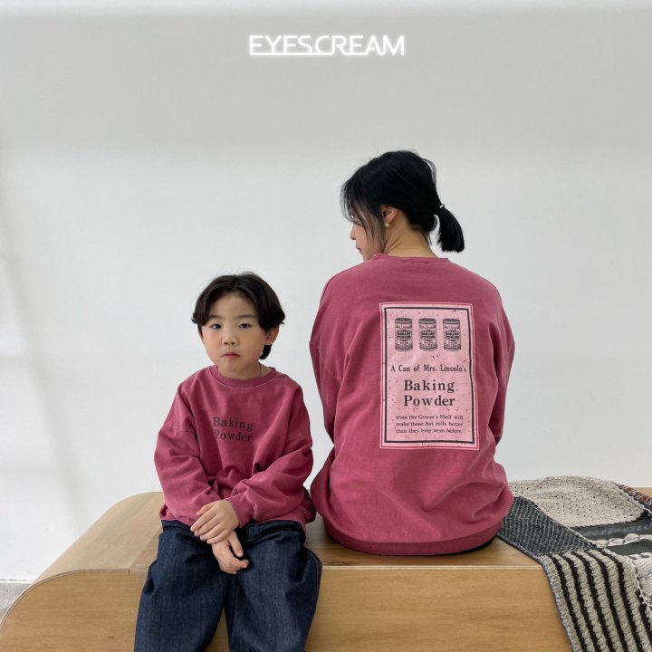 Eyescream - Korean Women Fashion - #womensfashion - Baking Pigment Mom Sweatshirts - 12