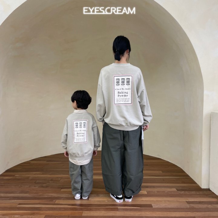 Eyescream - Korean Women Fashion - #womensfashion - Baking Pigment Mom Sweatshirts - 6