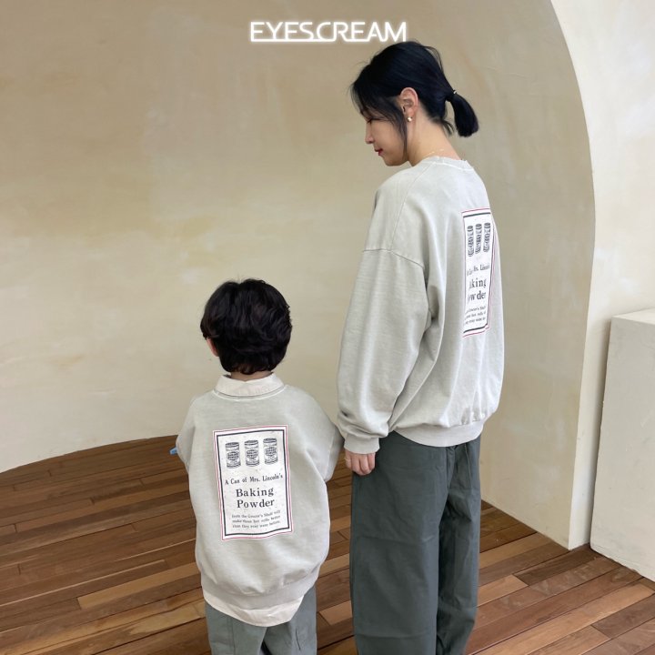 Eyescream - Korean Women Fashion - #womensfashion - Baking Pigment Mom Sweatshirts - 8