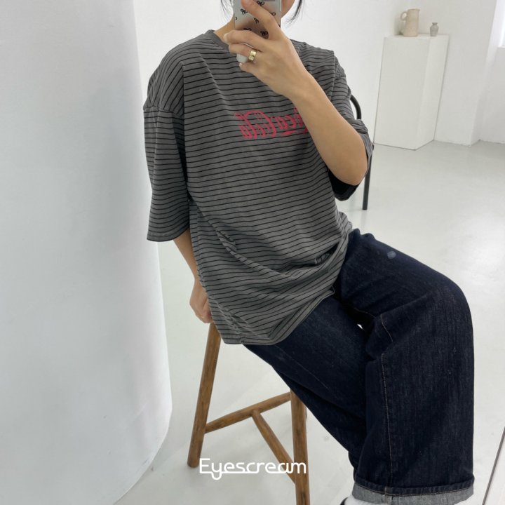 Eyescream - Korean Women Fashion - #momslook - Mom Coca Pigment Tee - 4