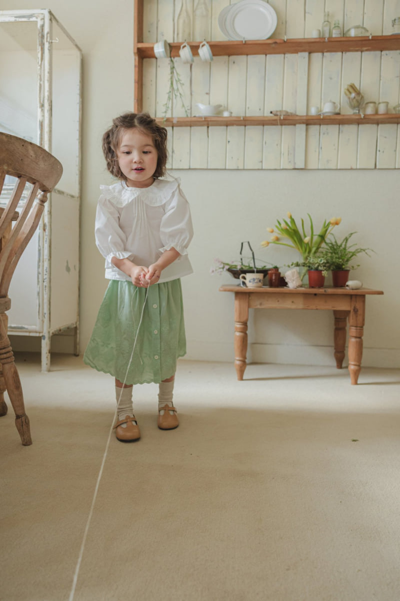 Flo - Korean Children Fashion - #kidzfashiontrend - Elf Lace Skirt - 4