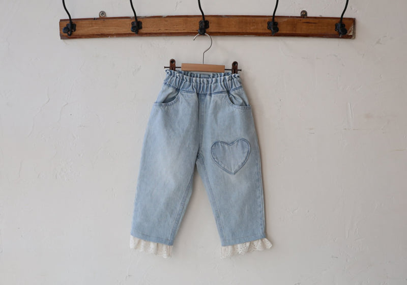 Flo - Korean Children Fashion - #childofig - Sweetie Denim Pants - 2