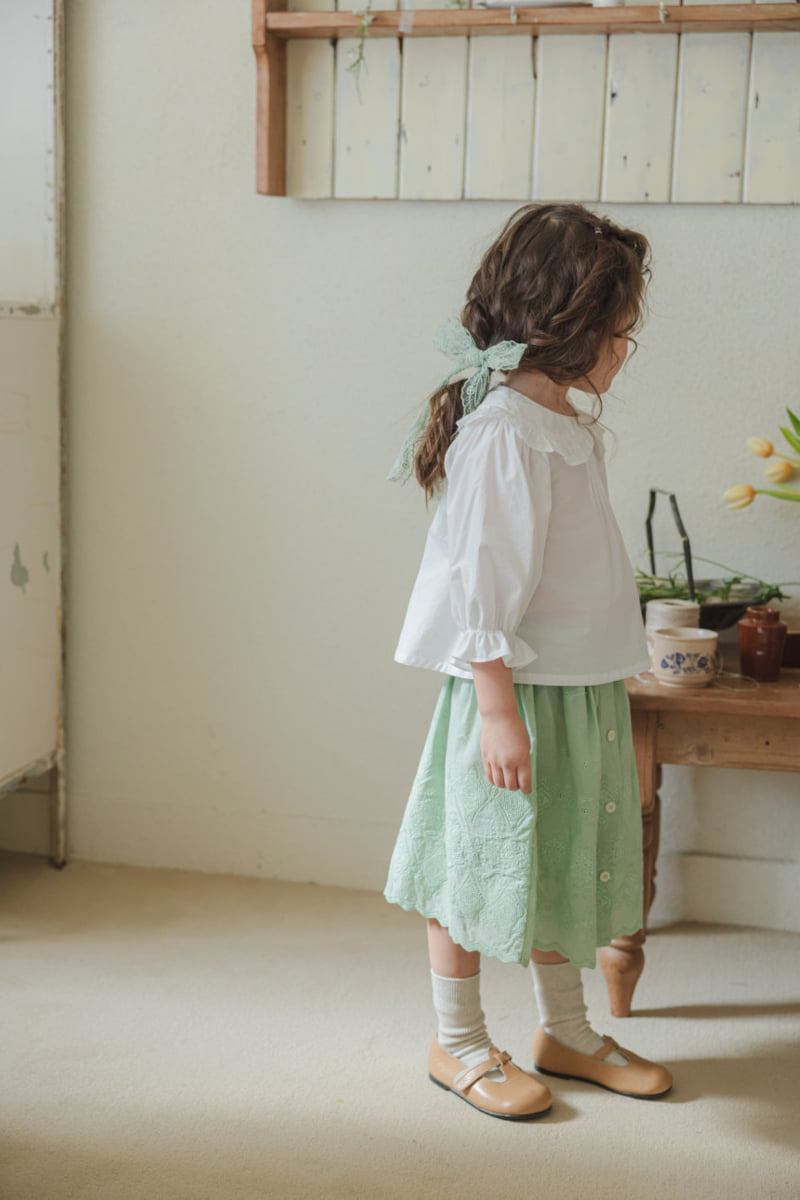 Flo - Korean Children Fashion - #kidzfashiontrend - Elf Lace Skirt - 3